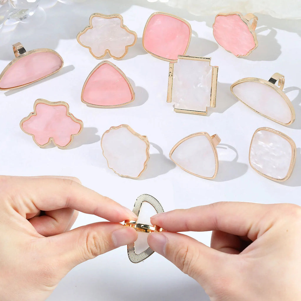 Wearable Nail Ring Palette – Resin Gel Polish Mixing Tray