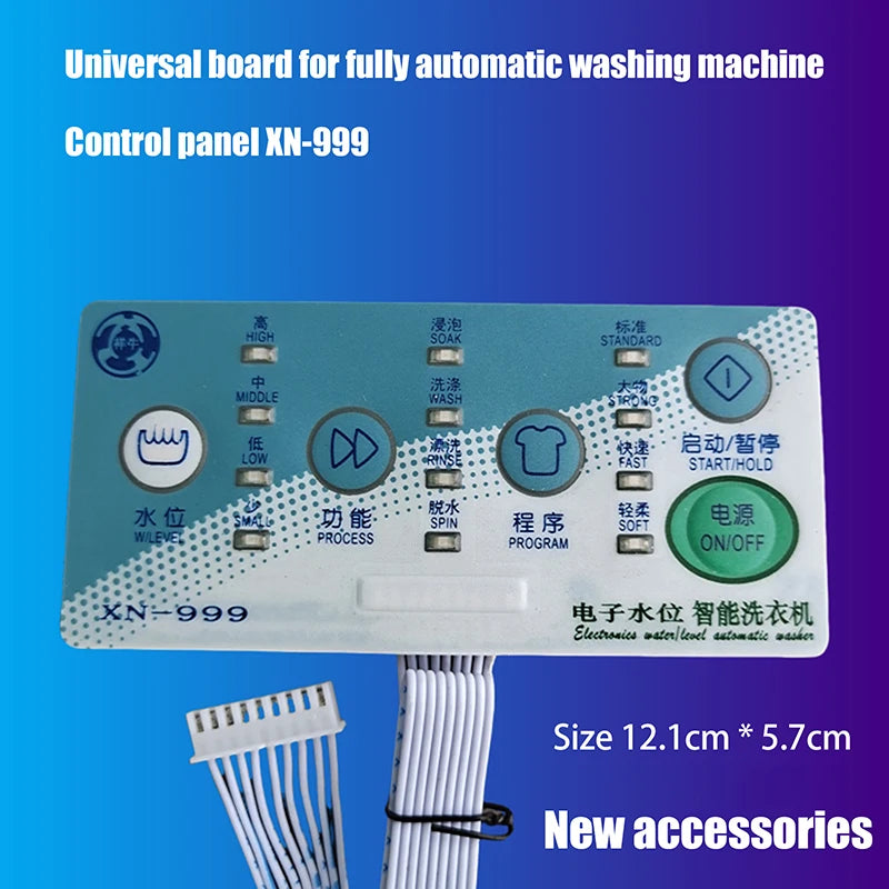 XN-999 Washing Machine Control Board 9-Pin Replacement