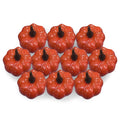 12-Pack Foam Artificial Pumpkins – Halloween Fall Harvest Décor