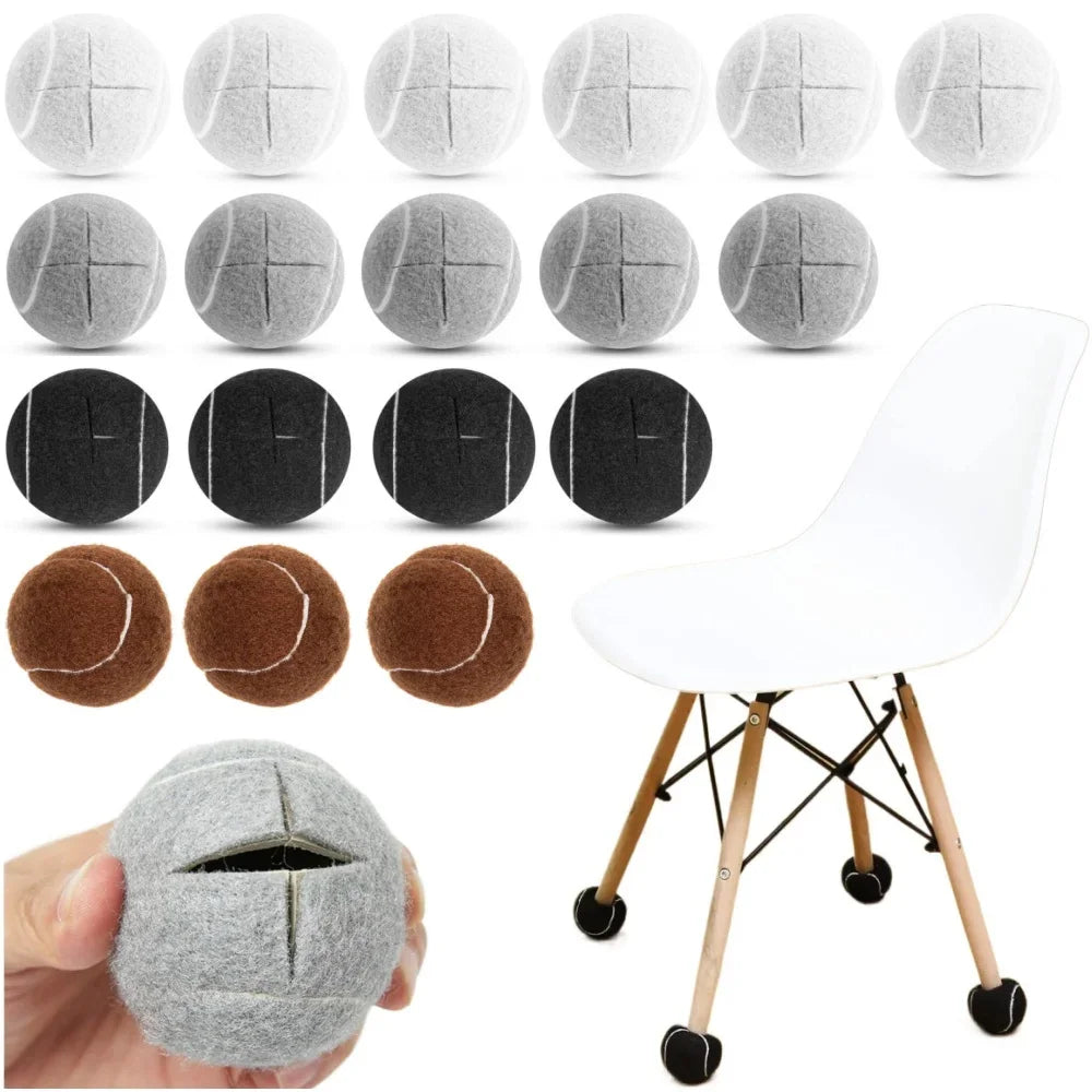 Tennis Ball Chair Leg Covers – 8/16 Pack Floor Protector Sliders