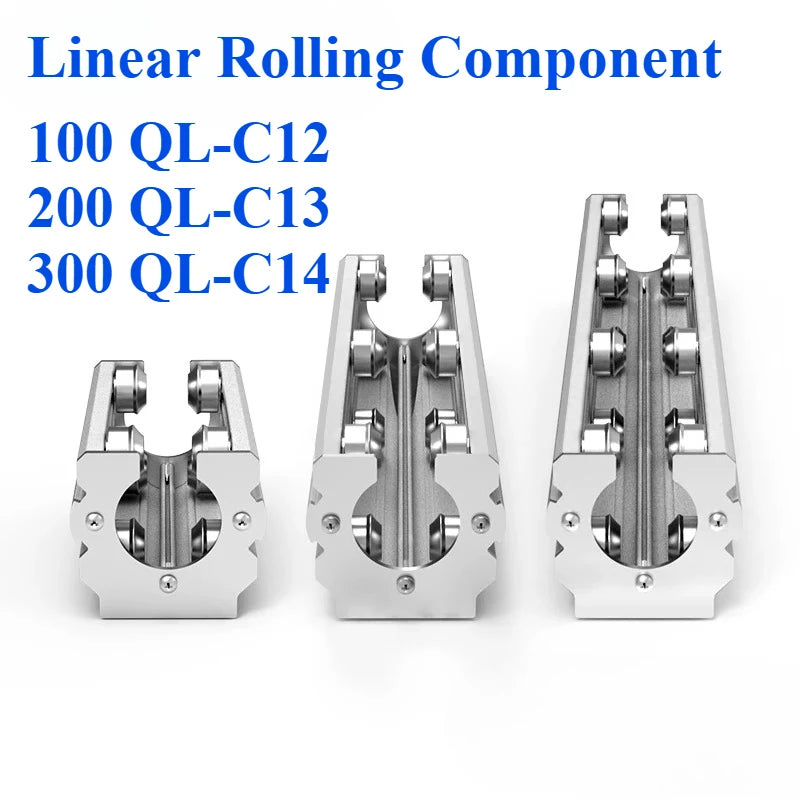 Linear Roller Components & Metal Fittings – Aluminum Lean Pipe System