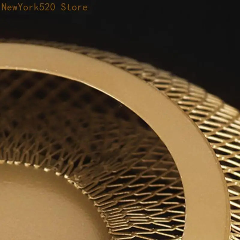 Hand-Woven Iron Wire Fruit & Vegetable Basket – Round Tray