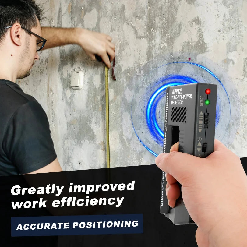 Handheld Wall Scanner Metal Detector – AC Wire & Pipe Finder