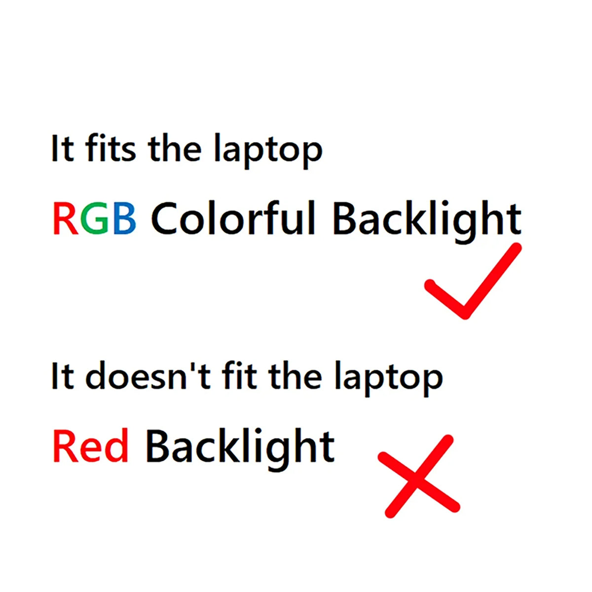 RGB Keyboard for Asus ROG Strix Hero II GL504G GL504GM Series