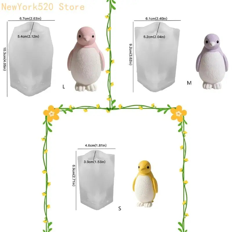 Animal Bird Silicone Mold – Candle Soap Resin Plaster Casting