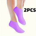 2-Pack Silicone Moisturizing Foot Socks – Exfoliating & Hydrating
