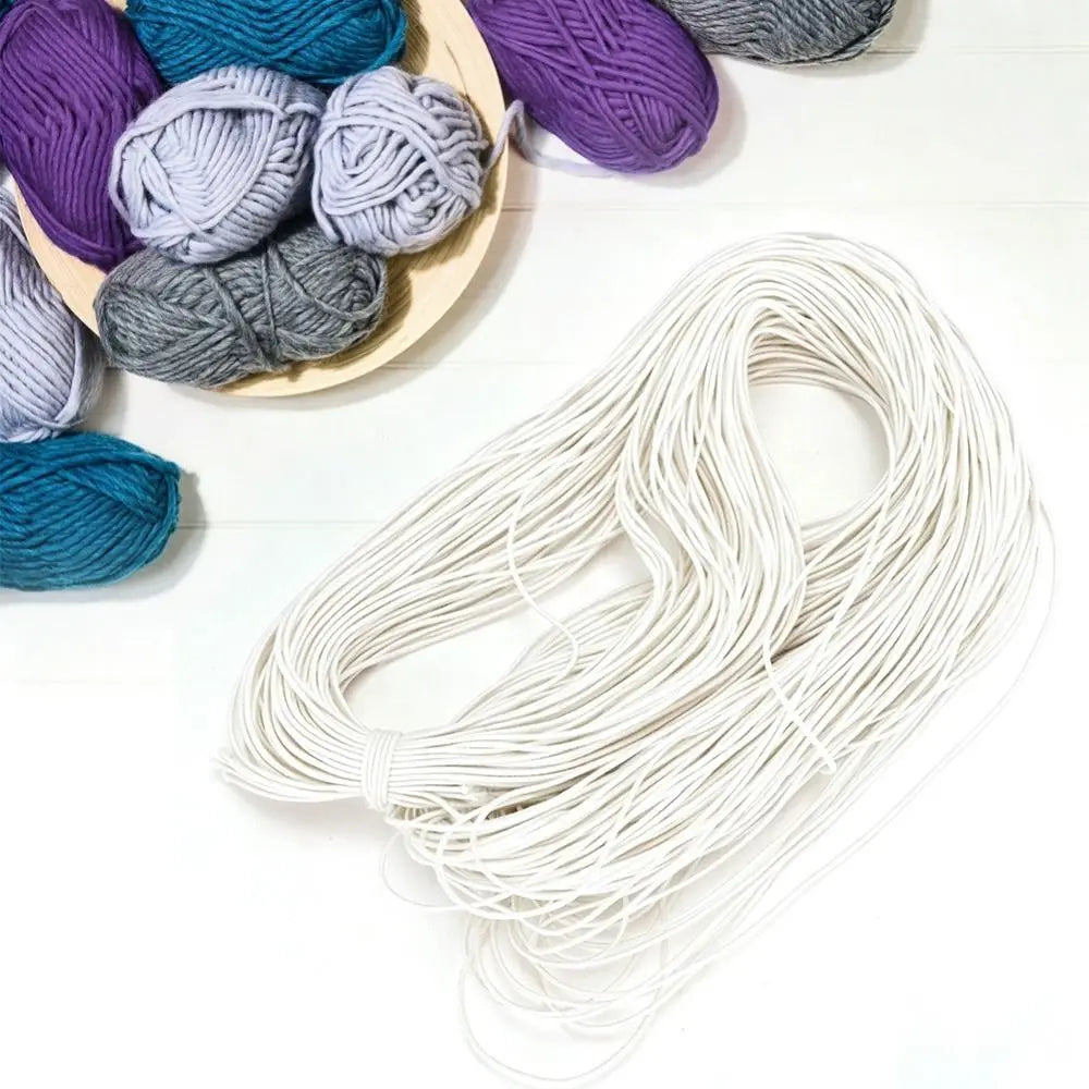 1.5mm Elastic Beading Cord 100m Stretchy Waxed Polyester String