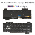 AZUBAY RGB Keyboard for Asus ROG Strix Hero II GL504G