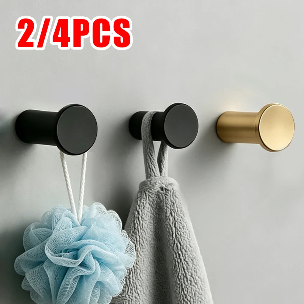 Stainless Steel Wall-Mounted Coat & Towel Hook | Screw Fix