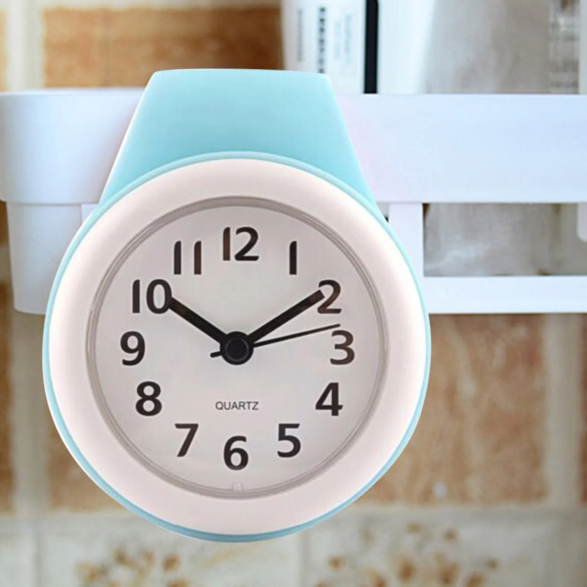 Water Resistant Silent Wall Clock – Kitchen & Bathroom Hanging Clock