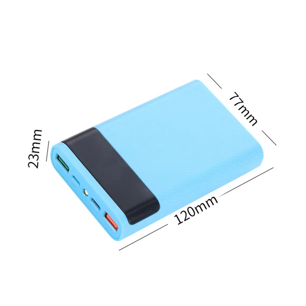 4x18650 DIY Power Bank Case 15000mAh Fast Charging Shell
