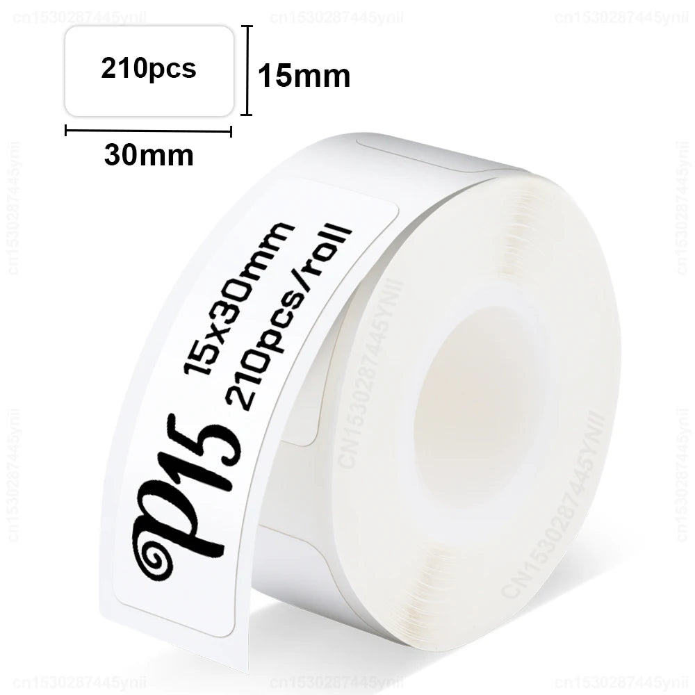Labelwell P15 Thermal Label Paper – Waterproof Self-Adhesive Tape