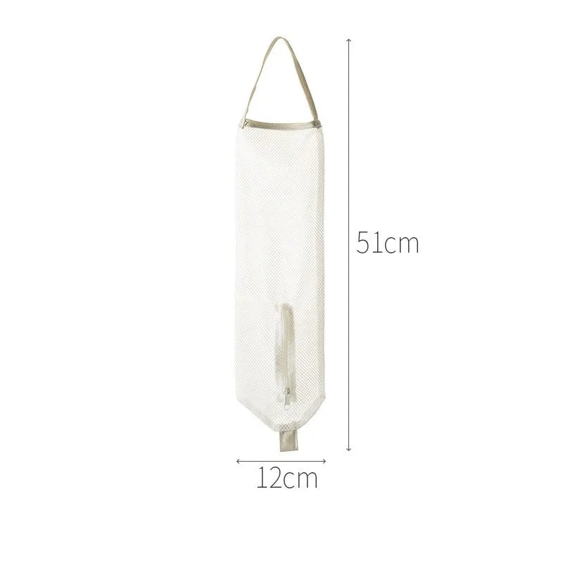 Wall Mount Kitchen Hanging Bag – Produce & Trash Bag Organizer