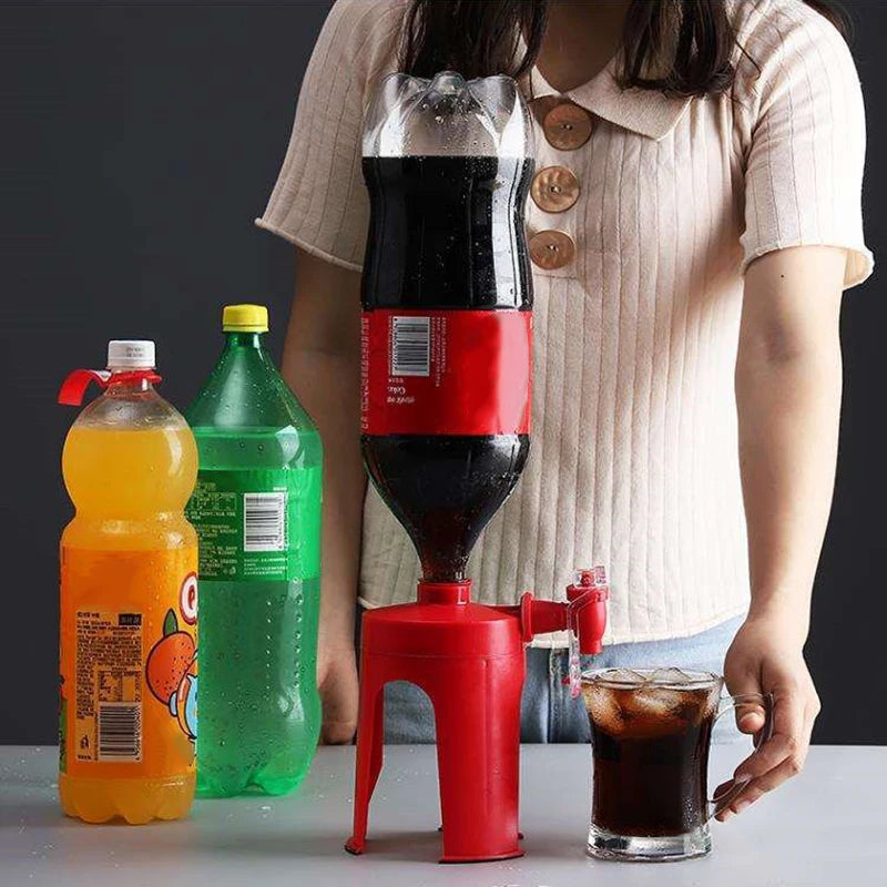 Upside Down Soda & Water Bottle Dispenser Tap Gadget