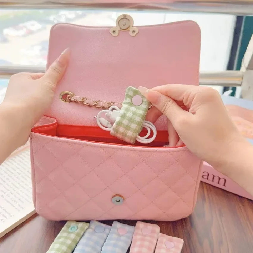 Cute Reusable Fabric Cable Organizers – Pack for All Cords