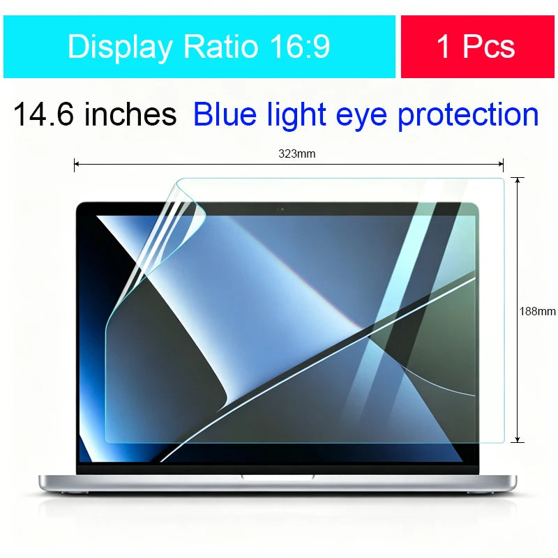 Anti Blue Light Laptop Screen Protector – HD Frosted Film 13.6–15.6"