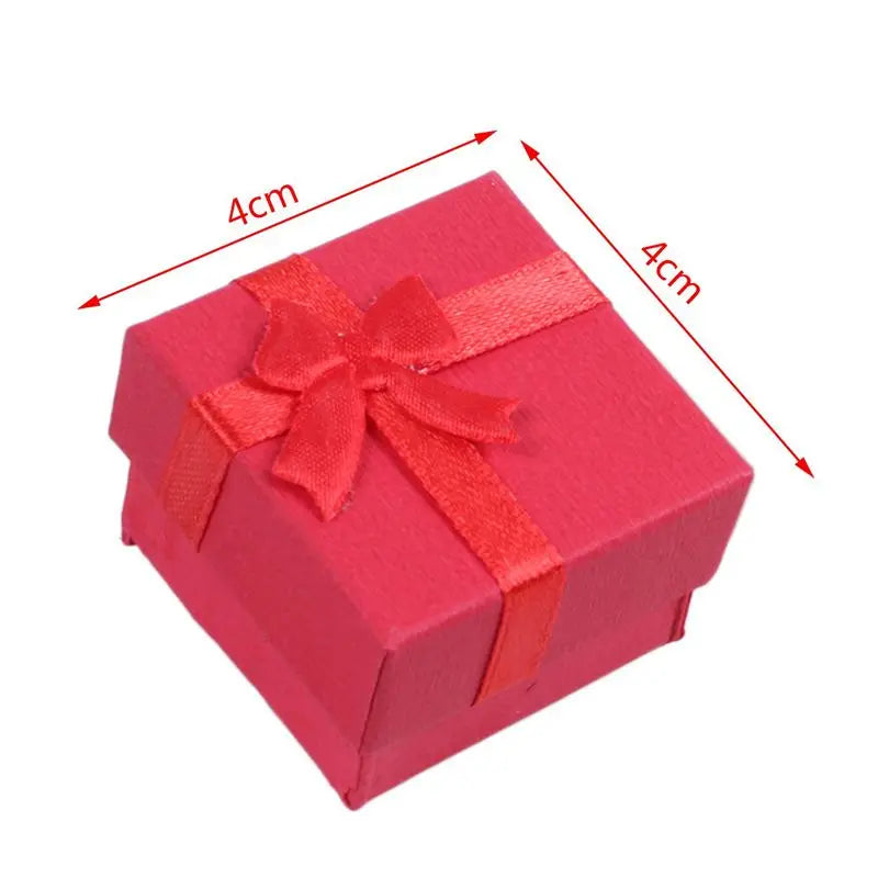 192-Piece Square Ring Jewelry Gift Box Set – Assorted Colors