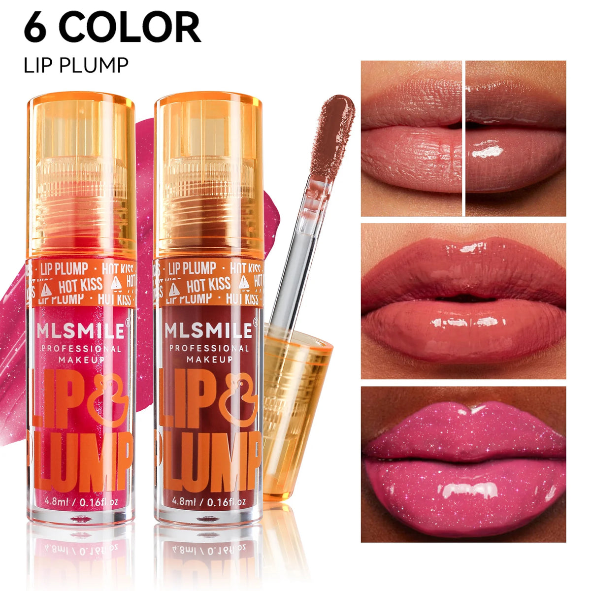 MYHO Duck Lip Plumping Oil Gloss – Moisturizing Pearl Glaze
