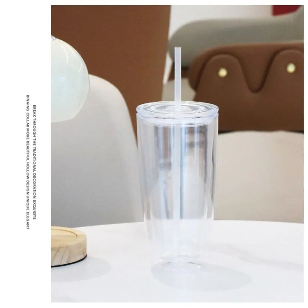 24oz DIY Snow Globe Tumbler – Clear BPA-Free Glitter Cup