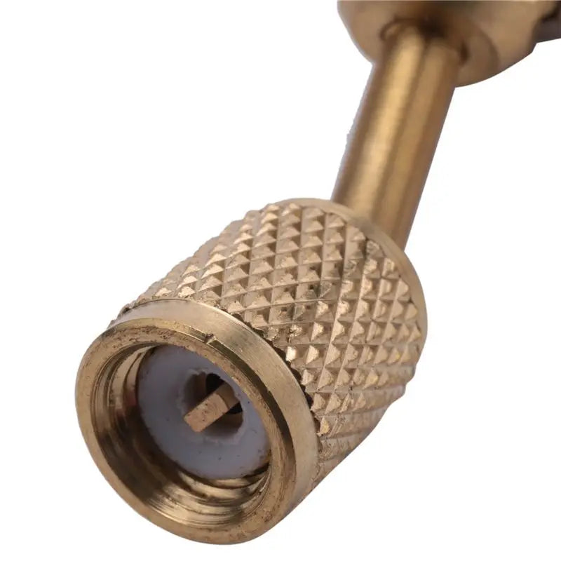 4-Pack Brass Shut-Off Valves for 1/4" HVAC R410a R134a Hoses