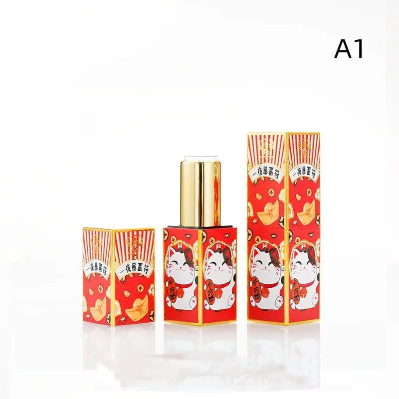 Refillable 12.1mm Lipstick Tube | Embossed 3D Print Design