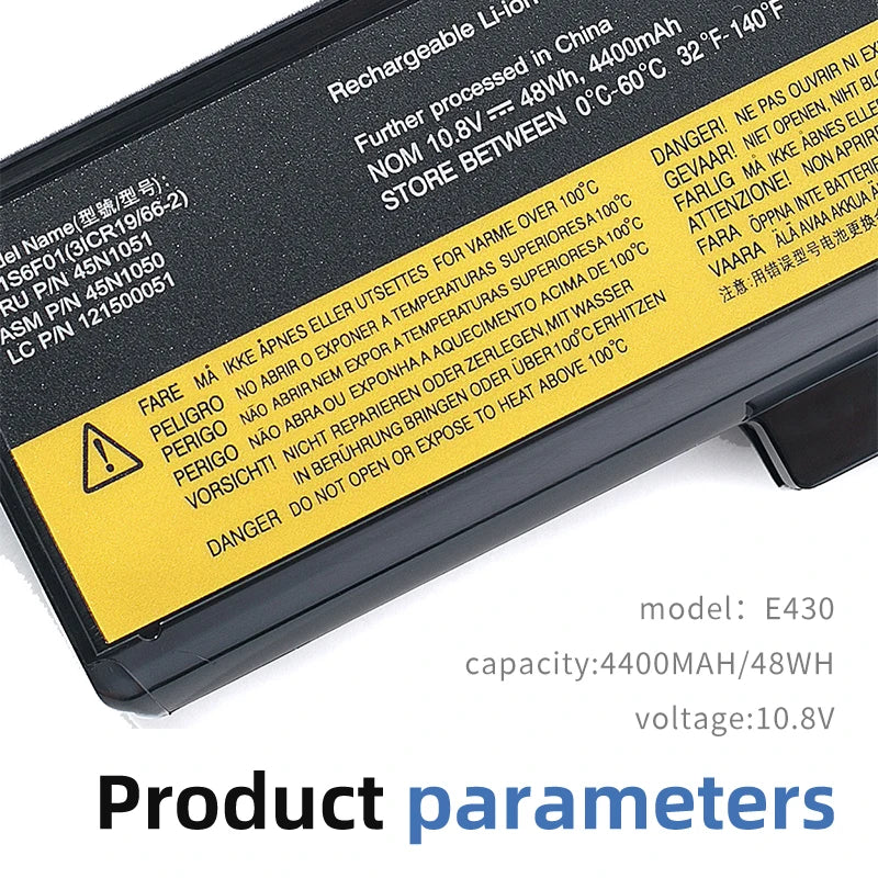 SUOZHAN Battery for Lenovo ThinkPad E430 E530 E440 E540 45N1043