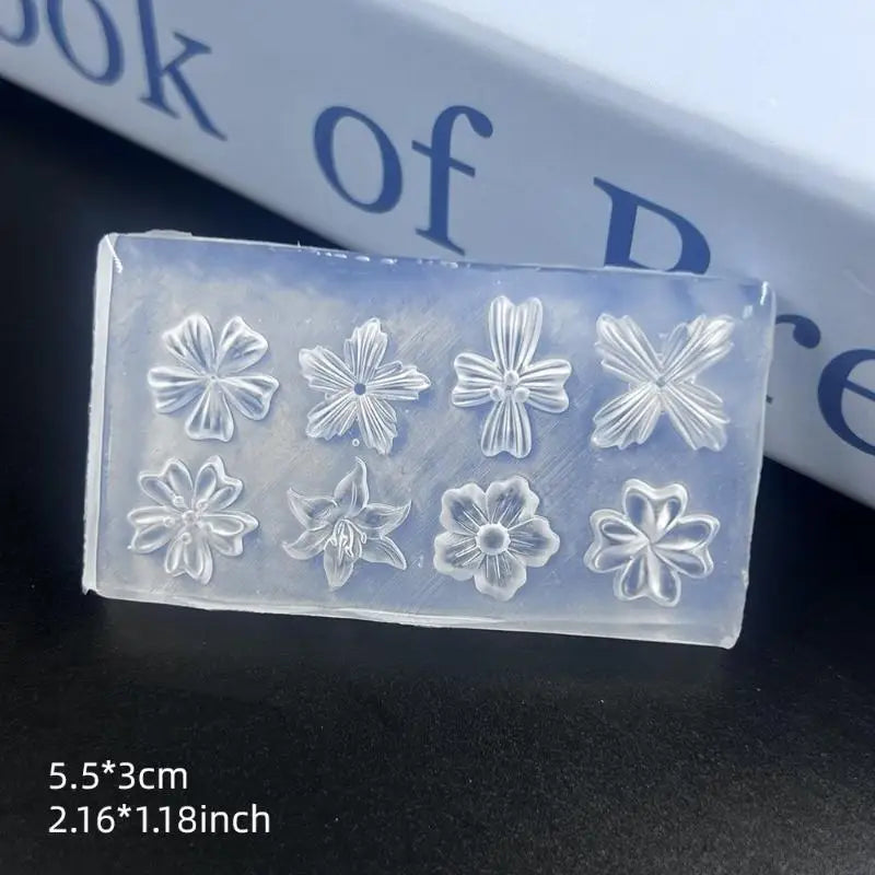 3D Silicone Flower Nail Mold – DIY Floral Nail Art Template