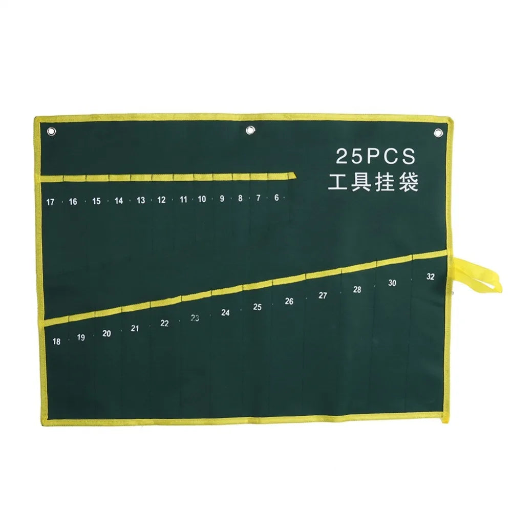 Roll-Up Wrench Tool Bag – Multi-Pocket Spanner Storage Pouch