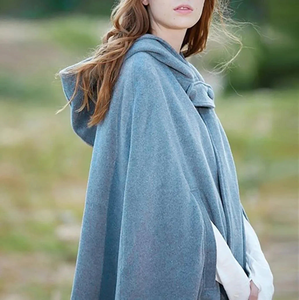 Women's Medieval Hooded Cloak Cape – Gothic Viking Cosplay