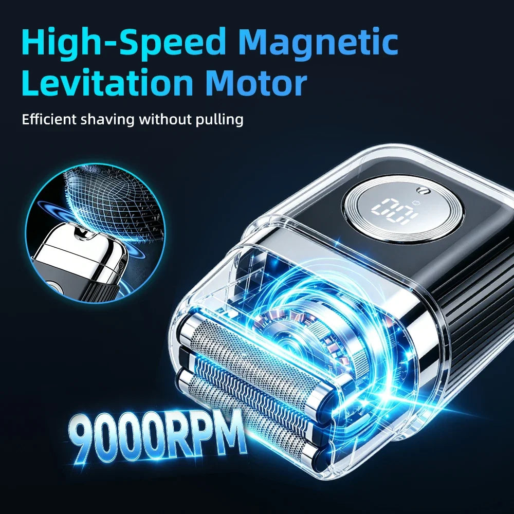 AFDEAL Mini Electric Foil Shaver Men – USB-C, IPX7 Waterproof
