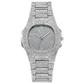 Hip Hop Rhinestone Quartz Watch Men Women Diamond Dial