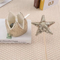 Glitter Crown Headband & Fairy Wand Set for Baby Girls