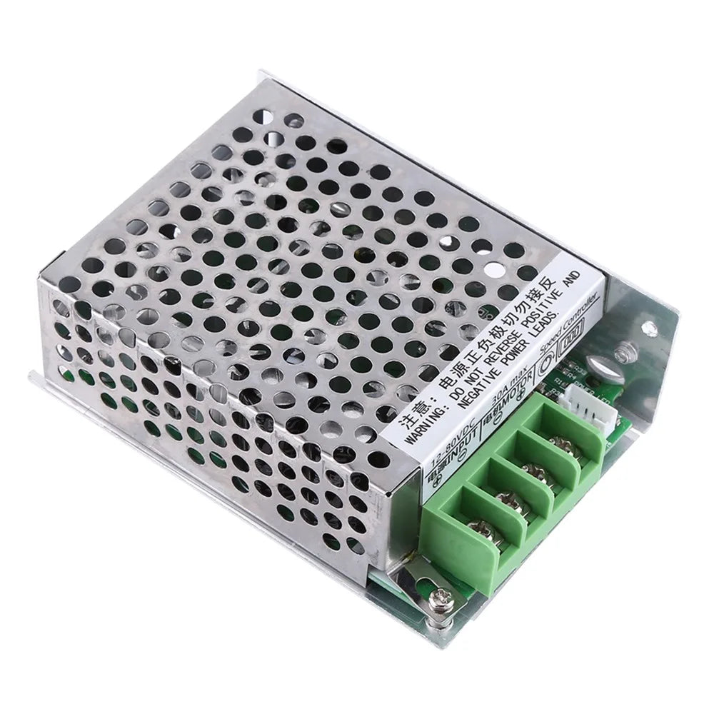 12V–80V 30A DC Motor Speed Controller Digital Display Panel