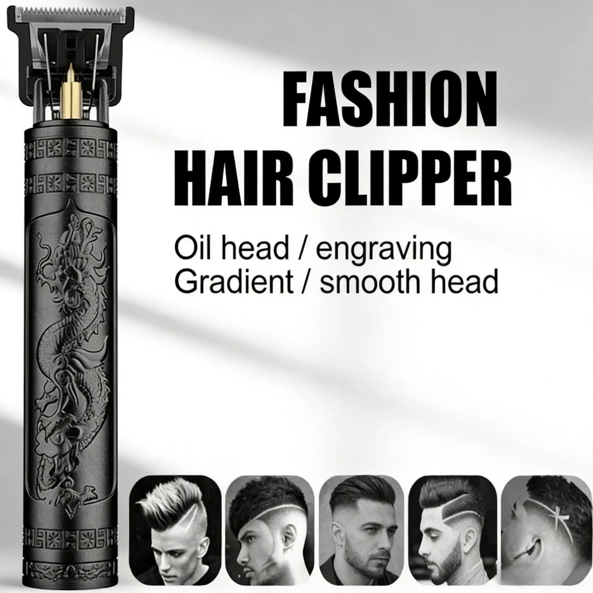 XMSJ Cordless Hair Clipper USB Fast Charging Trimmer & Shaver