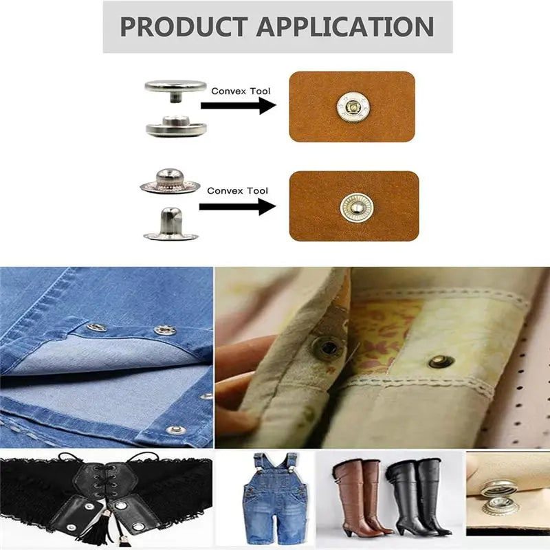 Leather Working Kit – Snap Fastener, Prong Punch & Storage Box