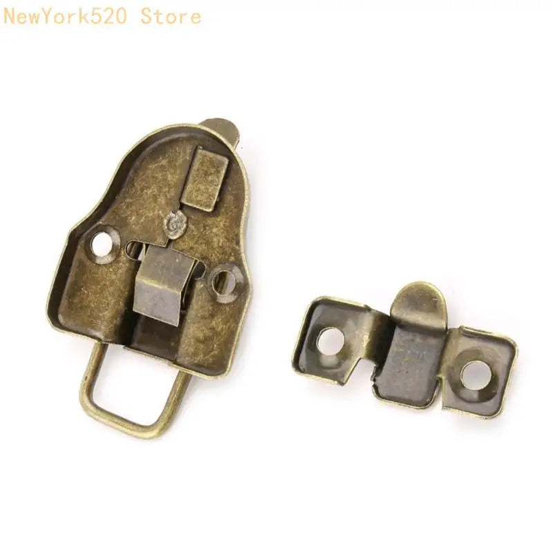 Antique Metal Toggle Lock Hasp for Toolbox, Chest & Suitcase