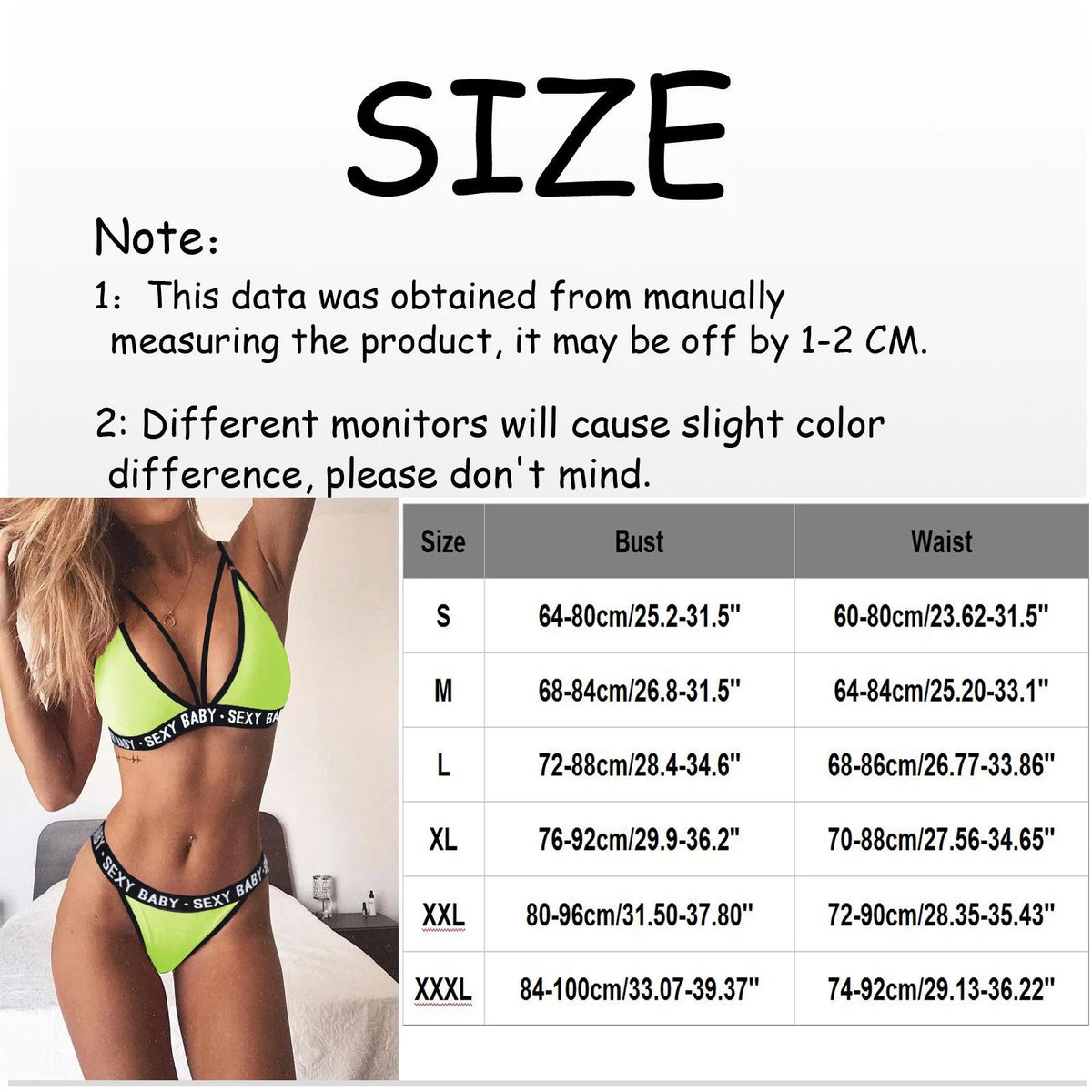 Women's Wire-Free Triangle Bralette & Panties Lingerie Set