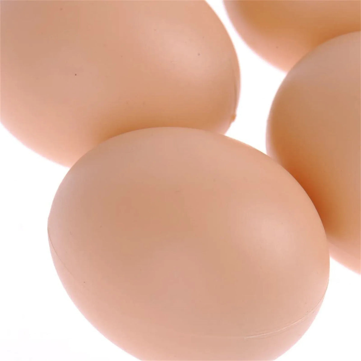 6-Pack Realistic Fake Eggs – Chicken Nesting Training Aid