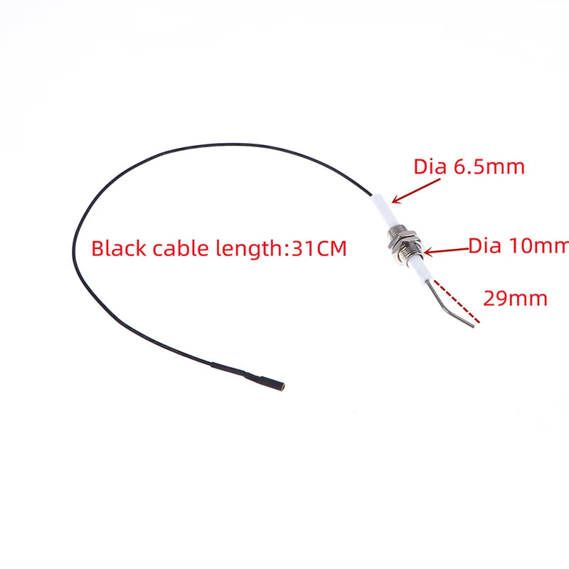 Ceramic Electrode Igniter 30cm Wire M10 – Gas Spark Plug