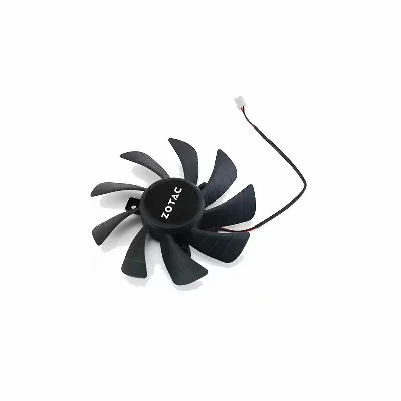 85mm T129215SH 2-Pin GPU Fan – Zotac GTX 1050 1650 Replacement
