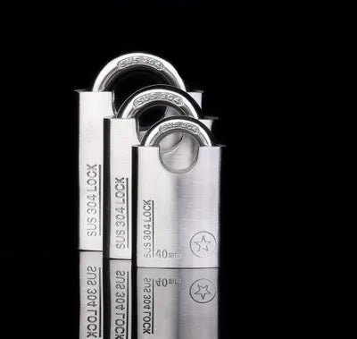 Stainless Steel Waterproof Padlock 40mm 50mm 60mm – Anti-Tamper