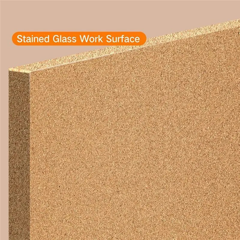 4-Pack Heat Resistant Stained Glass Work Surface 12x12"