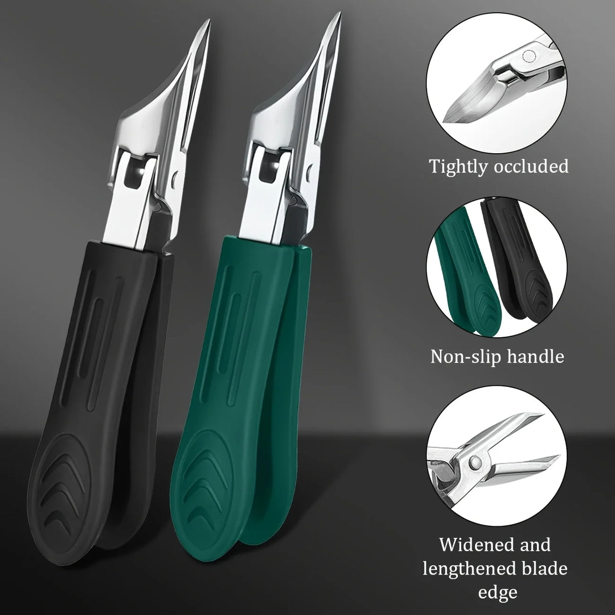 Heavy Stainless Steel Toenail Clipper – 25° Angled Blade