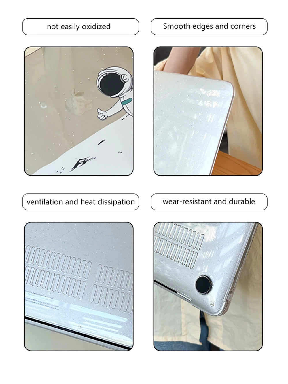 EGYAL Hard Shell MacBook Case Shiny Print – M1 M2 M4 M5
