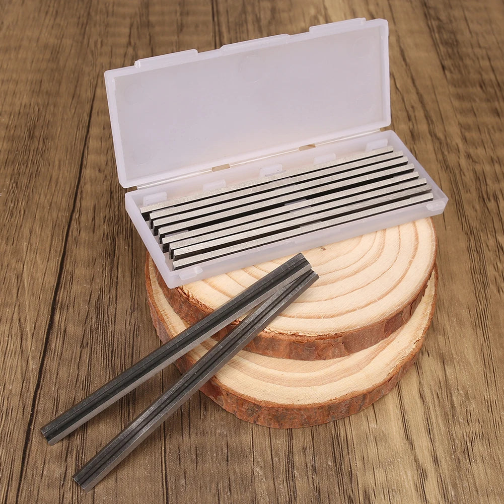 10PCS 82mm HSS Planer Blades for Bosch DeWalt Makita 3-1/4"