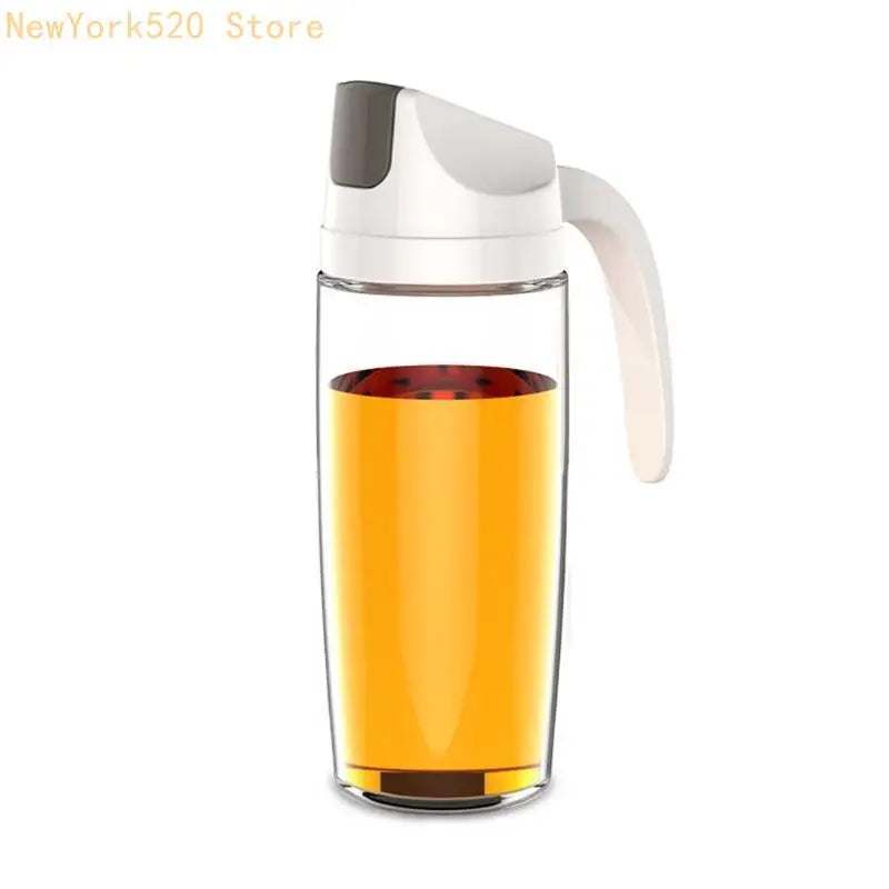 Auto-Cap Leakproof Glass Oil & Condiment Dispenser Bottle