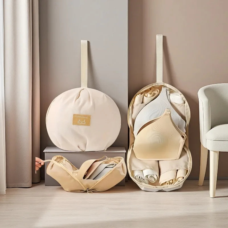 3-in-1 Bra & Lingerie Travel Organizer Bag | Oxford Storage