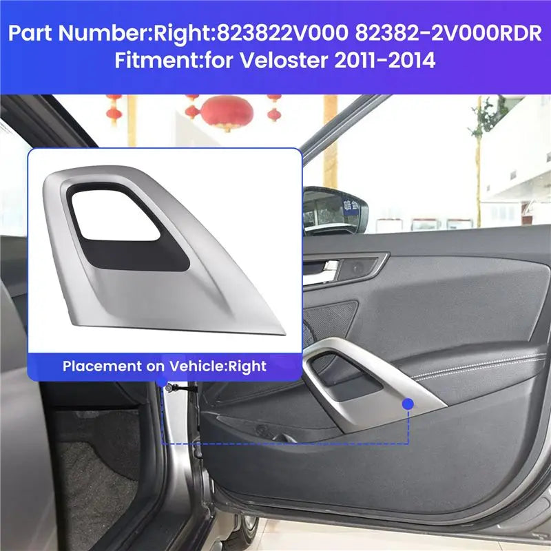 Interior Door Grip Handle for Hyundai Veloster 2011–2014
