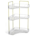 Corner Bathroom Countertop Organizer – 2 & 3 Tier Cosmetic Rack