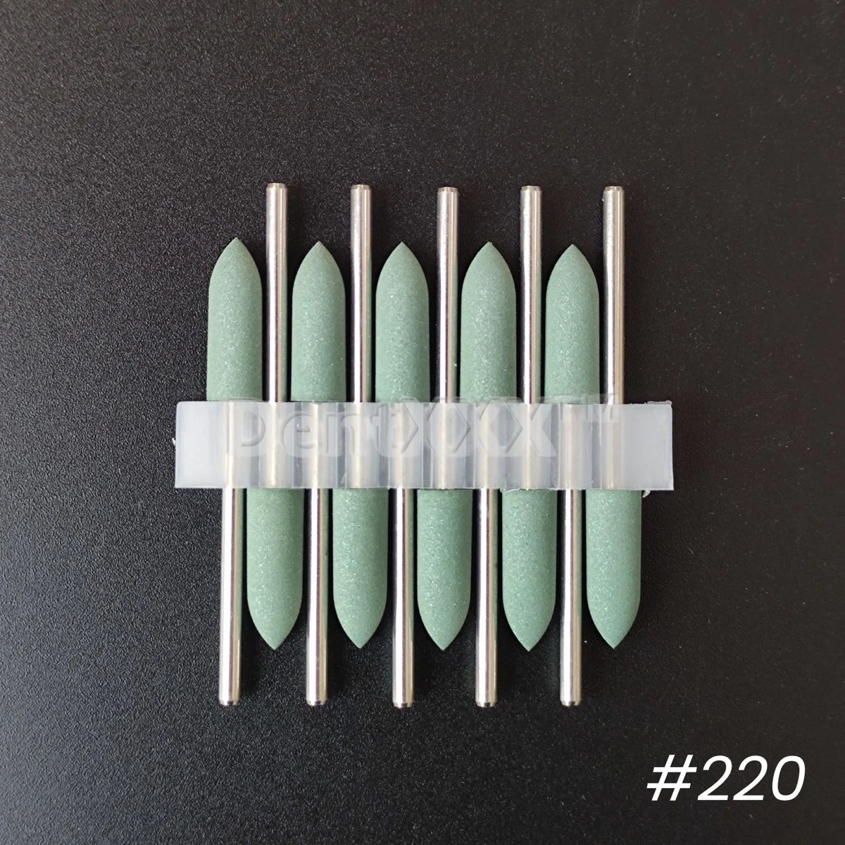 Silicone Nail Grinding Bits 7 Grits – Cylindrical Pointed Polisher
